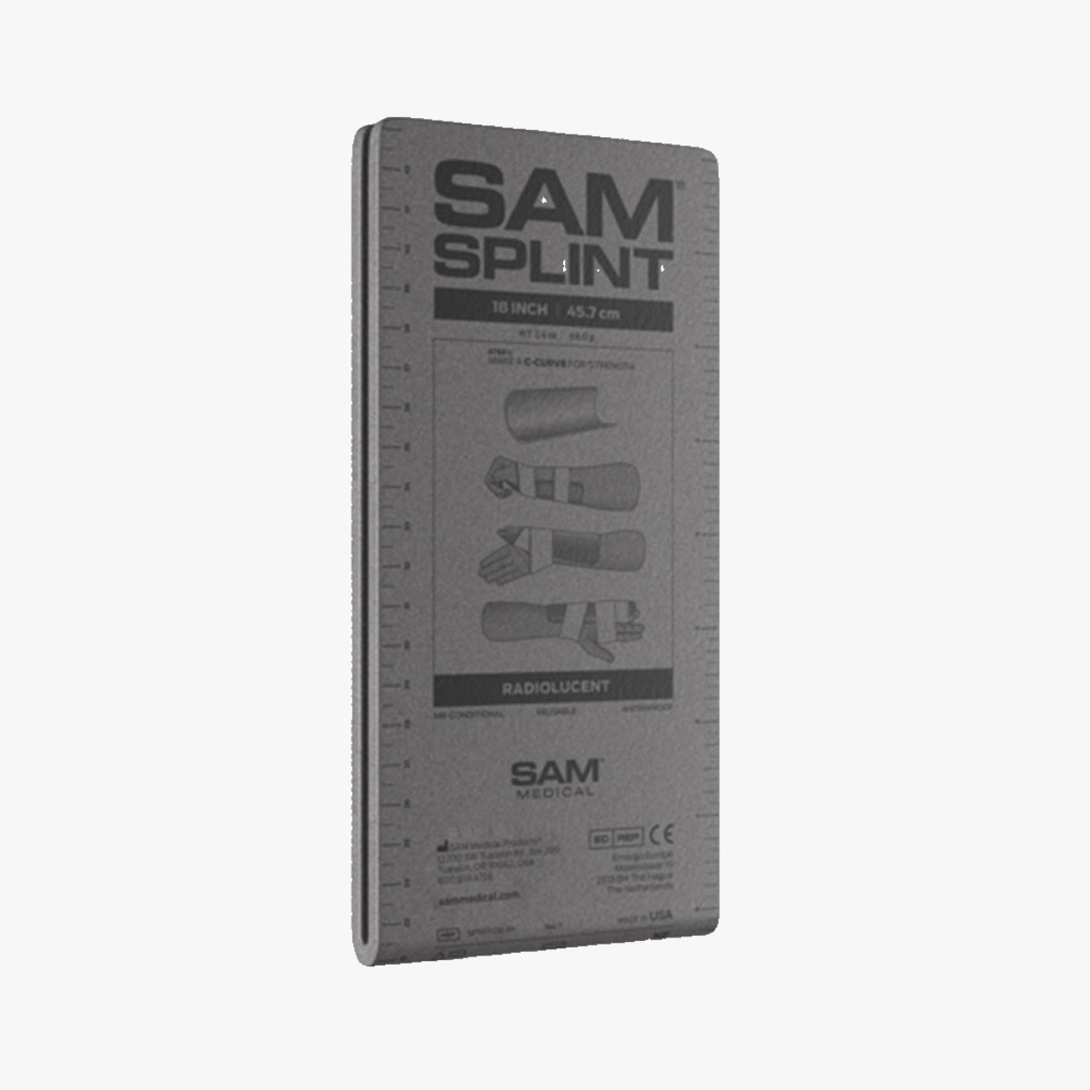 SAM Splint 18″ – Charcoal, 45 cm