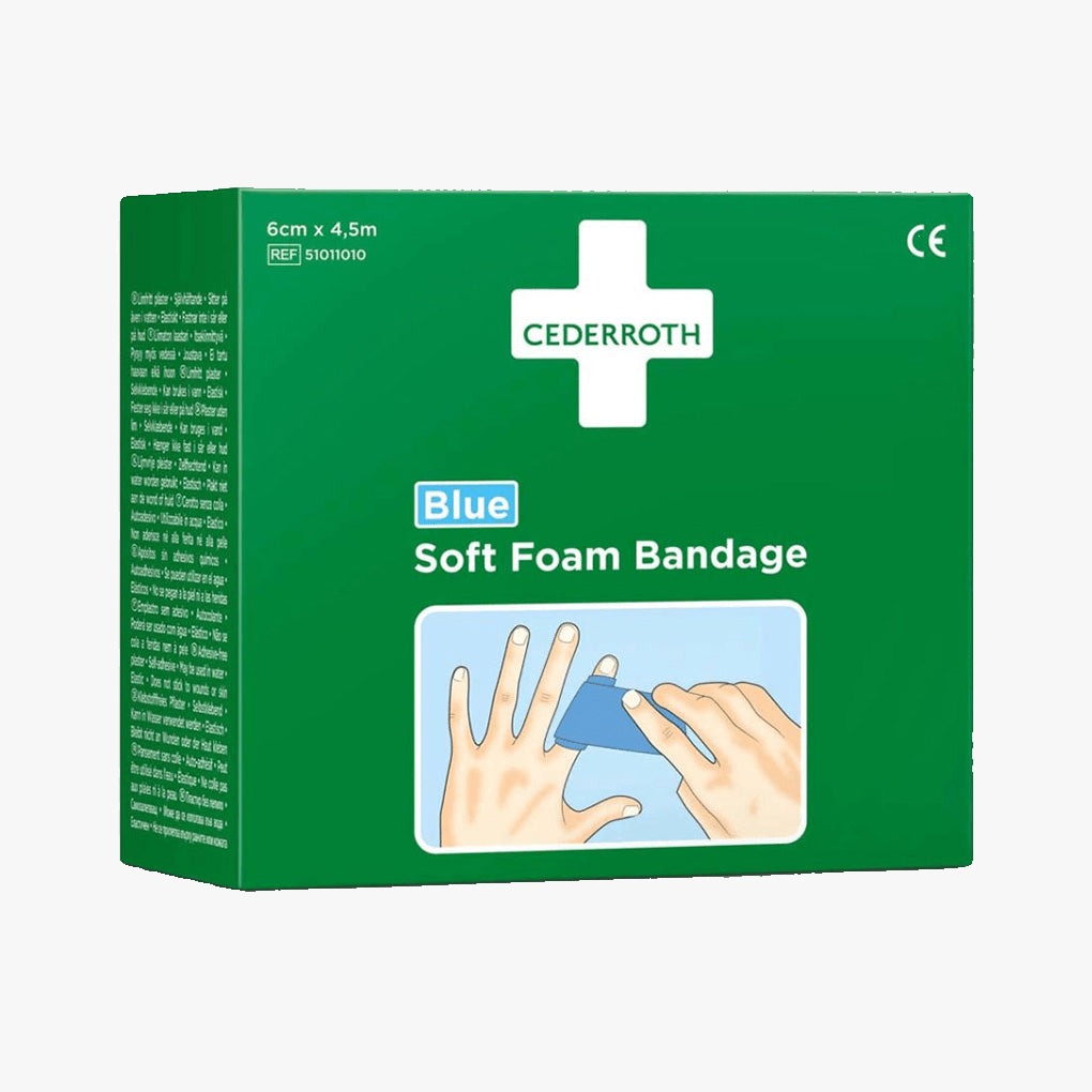 Cederroth Soft Foam Blue Fingerförband 6 cm x 4,5 m
