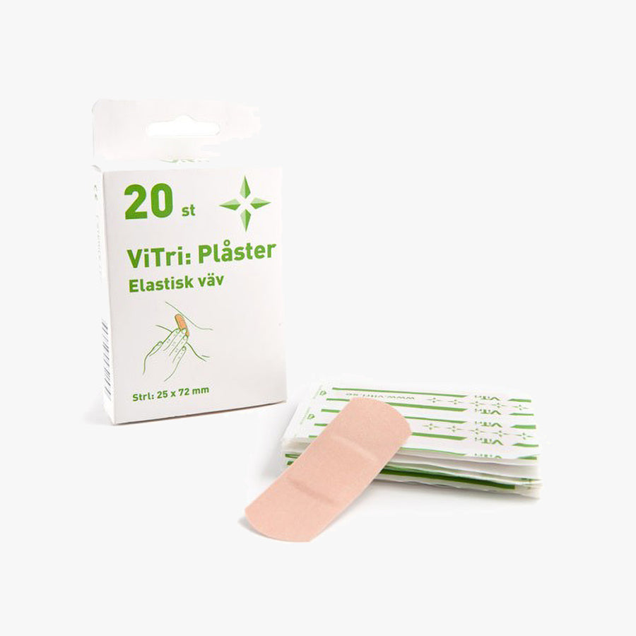 ViTri elastisk tekstilplaster 25 × 72 mm – 20 stk.