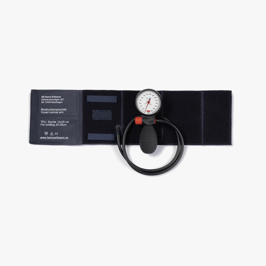Blodtrycksmätare AB Henry Eriksson – 12 x 35cm integrerad med Boso manometer