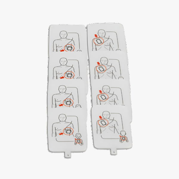 Electrodes for Prestan Professional AED Trainer Plus — 4 pairs