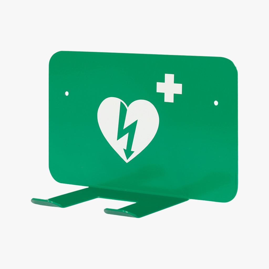 Wall mount Defibrillator Green