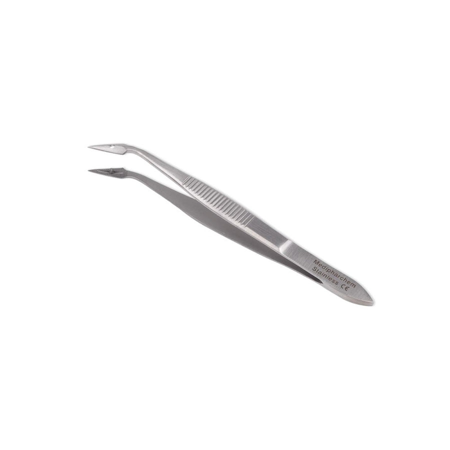 Hunter Splitterpinzette gebogen 11 cm