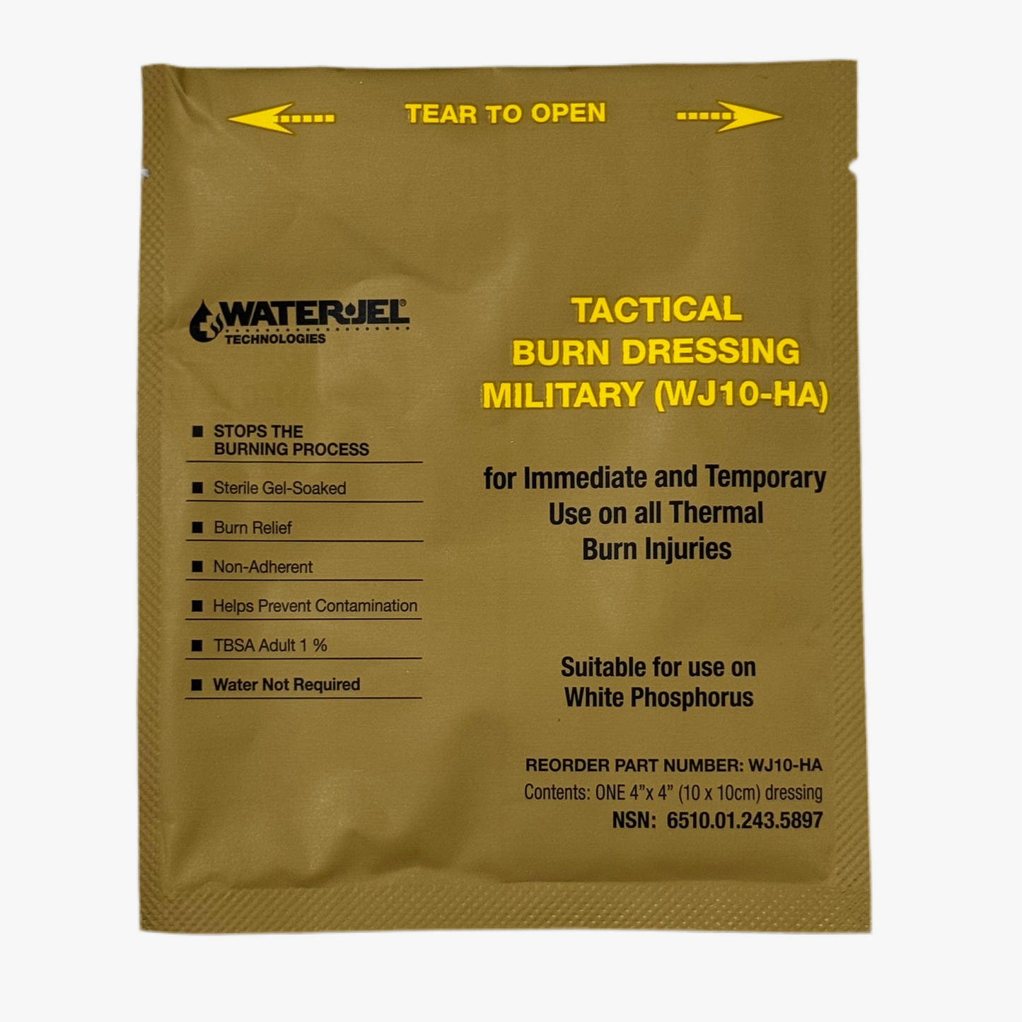 Water-Jel Tactical Burn Dressing 10x10 cm
