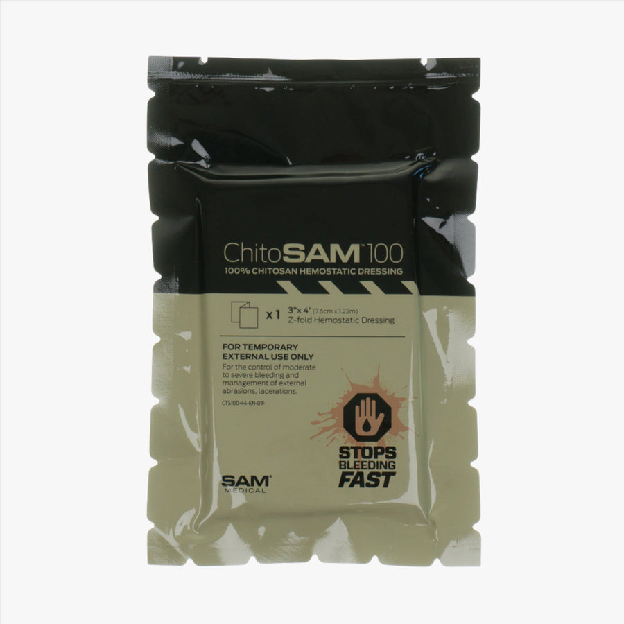 ChitoSAM Hemostasförband 7,6 x 122 cm Z-vikt