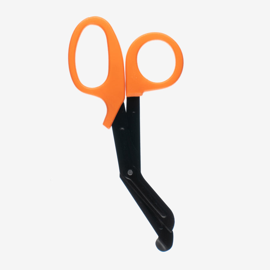 Dressing scissors Handle Orange Scissor blade Black