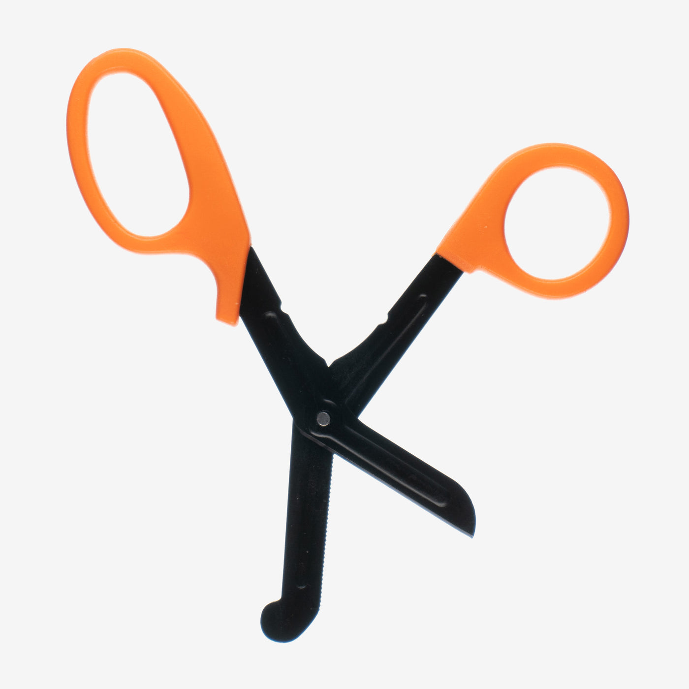 Dressing scissors Handle Orange Scissor blade Black