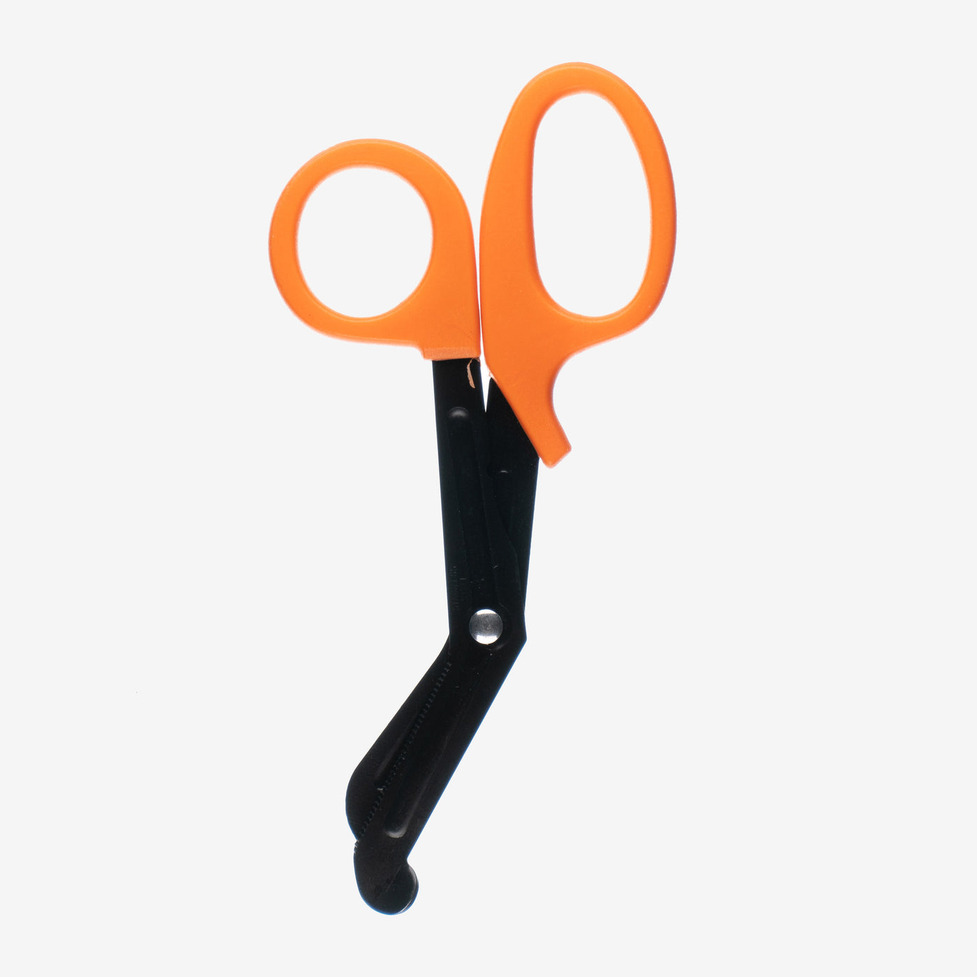 Dressing scissors Handle Orange Scissor blade Black