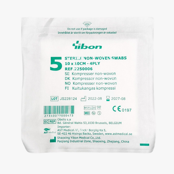 Kompress 10 x 10 cm 4PLY 5-pack steril