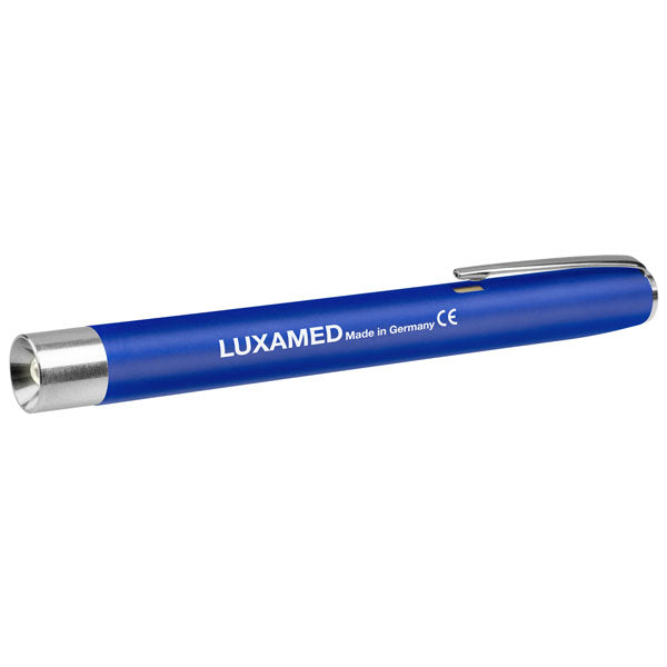 Pennlampa Luxamed — LED blå med batterier
