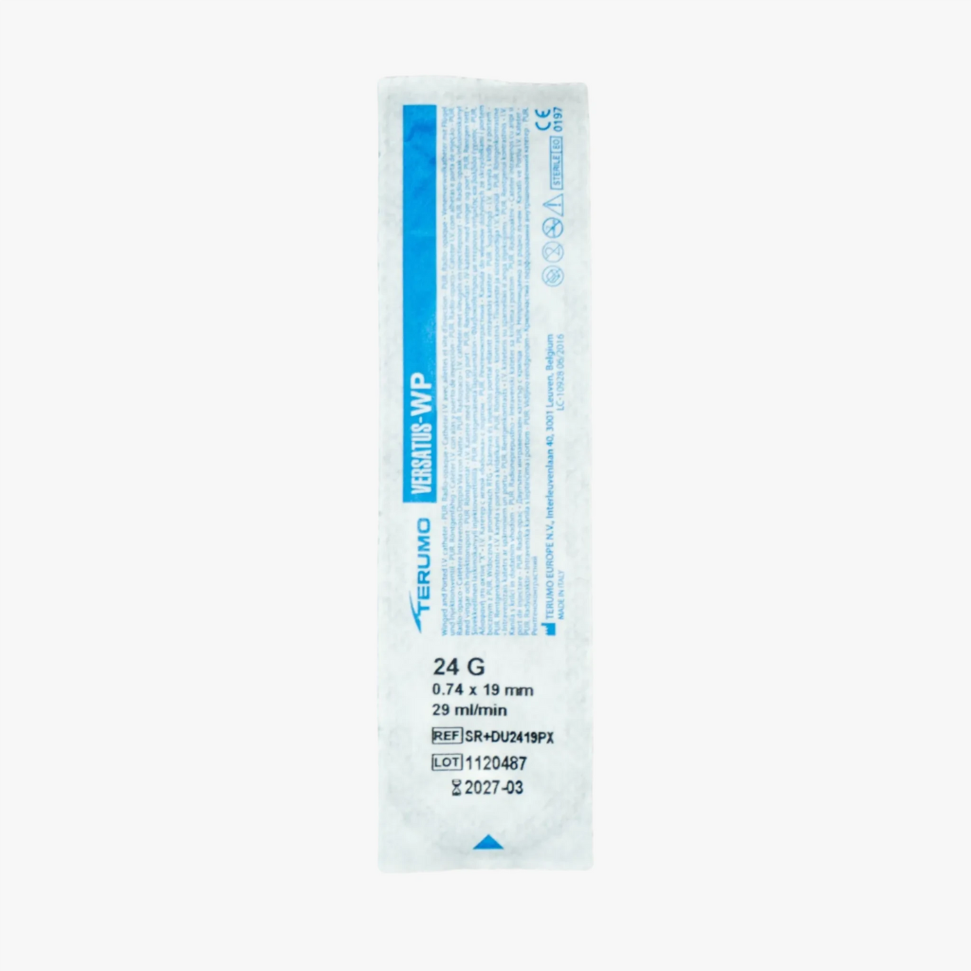 Infusion cannula Vertus WP – 0.7x19mm 24G yellow with port