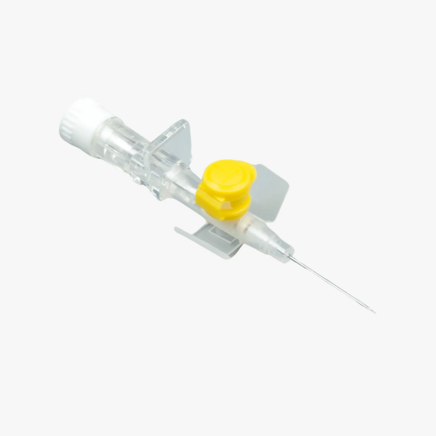Infusion cannula Vertus WP – 0.7x19mm 24G yellow with port