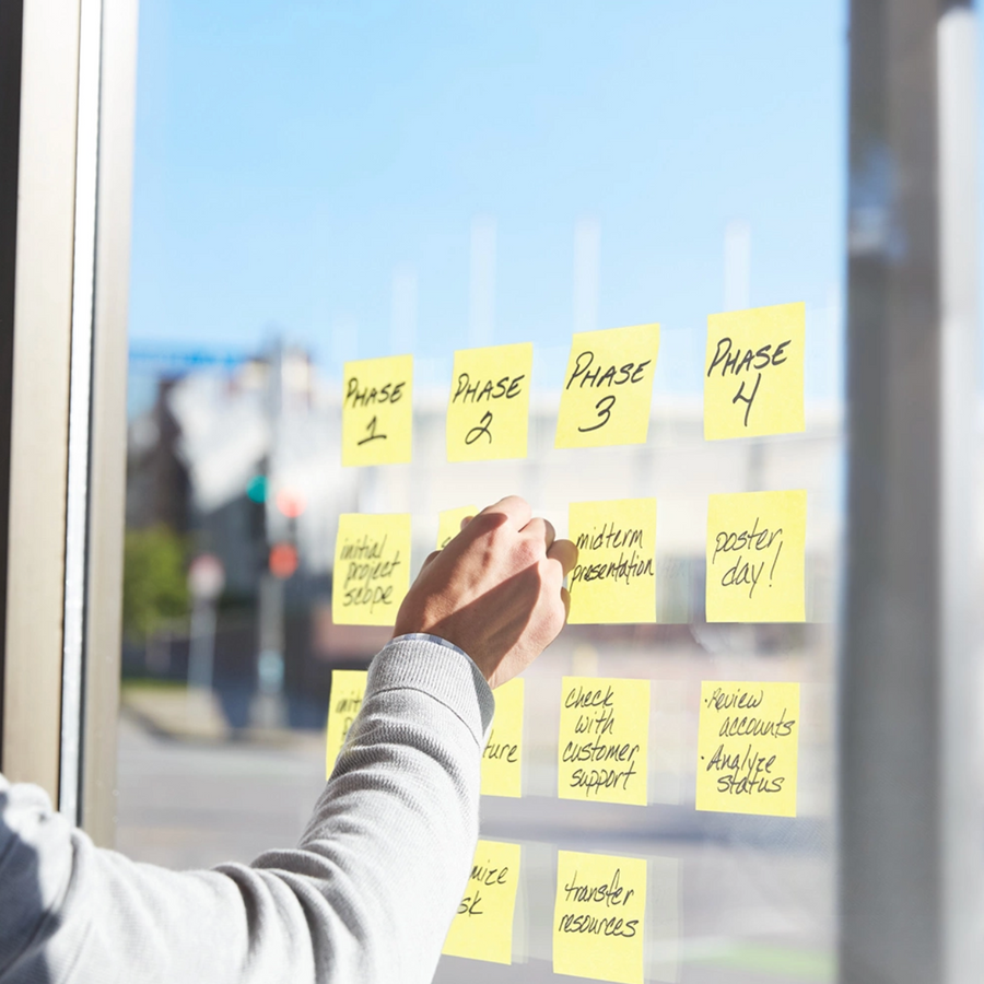 Post-it Super Sticky 76x76 Gul 450 blad