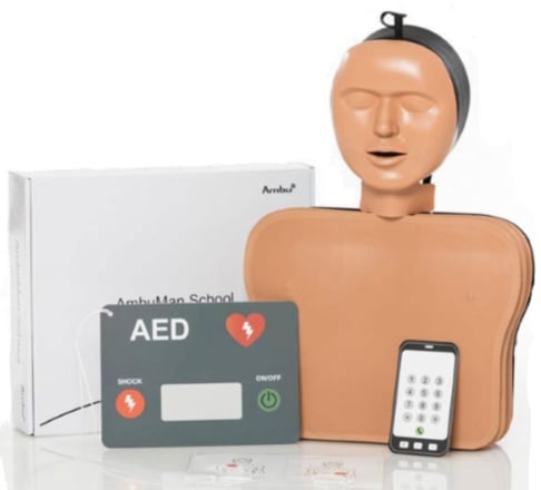 Ambu Man School Ansikten (10-pack)