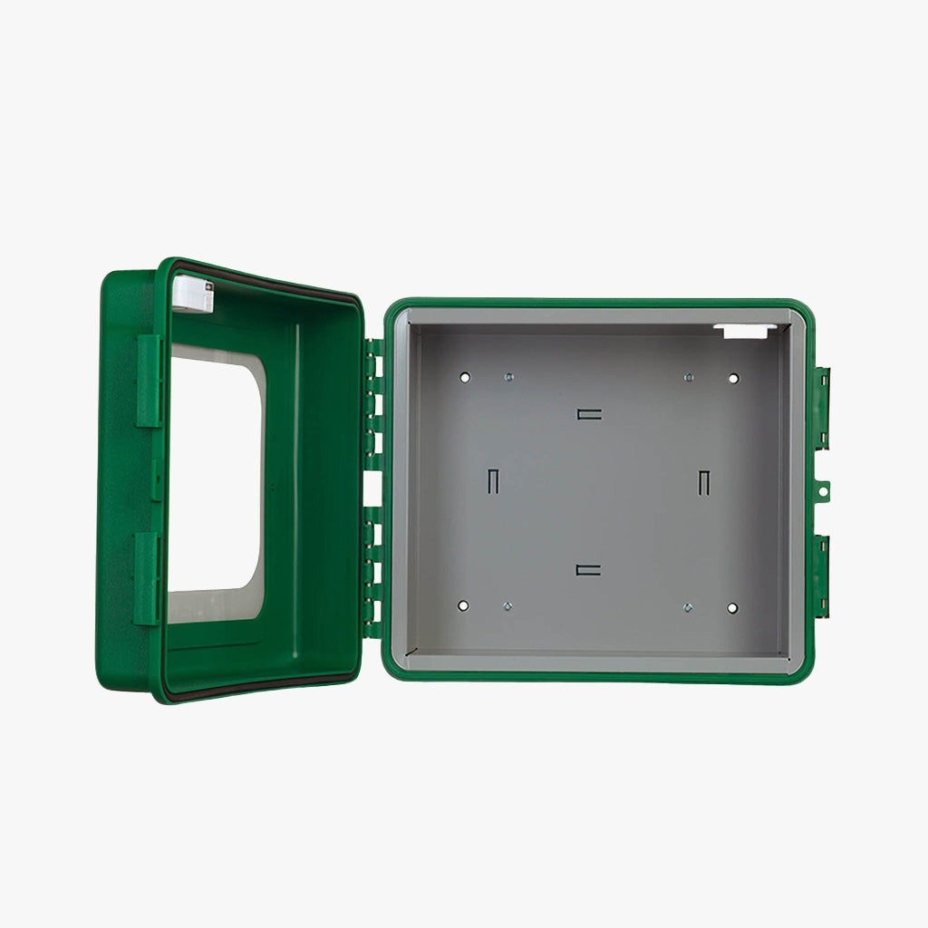 Cabinet defibrillator POLAR — heat (-45°C) and alarm