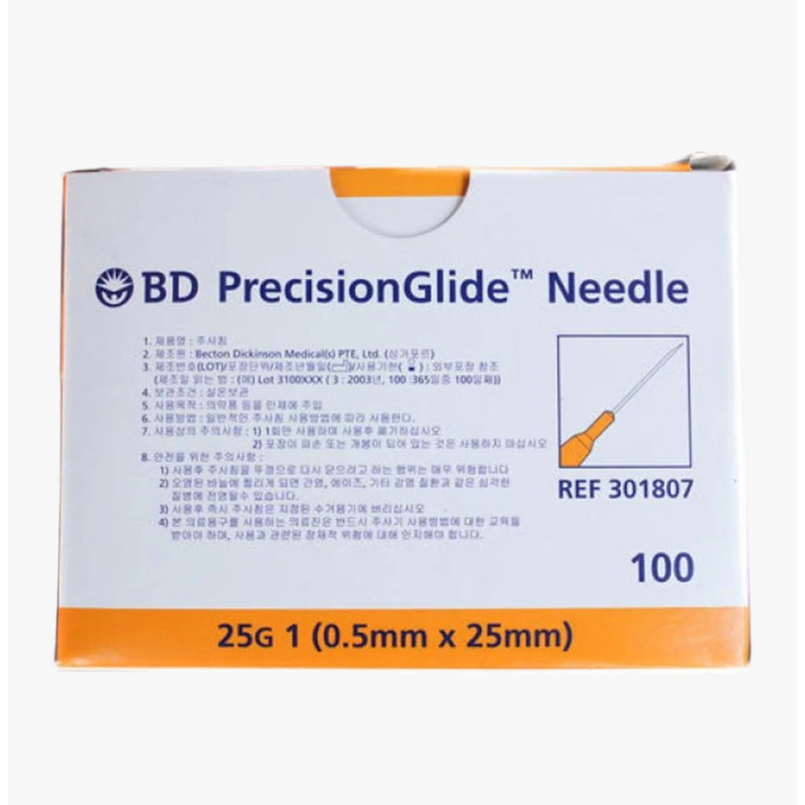Injektionskanyl BD Microlance 3 — 25G 0,5 x 25 mm orange — 100 st
