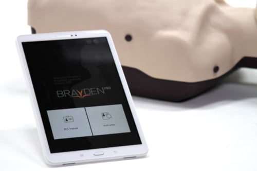 Brayden PRO HLR-docka med Bluetooth App och röd LED-belysning