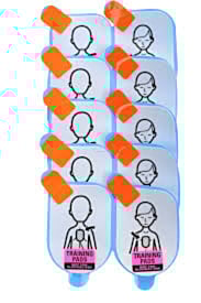 Defibtech ersättningsplattor till övningselektroder för barn