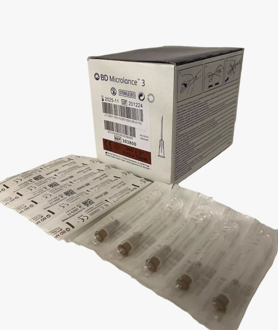 Injektionskanyl BD Microlance 3 — 26G 0,45 x 13 mm brun