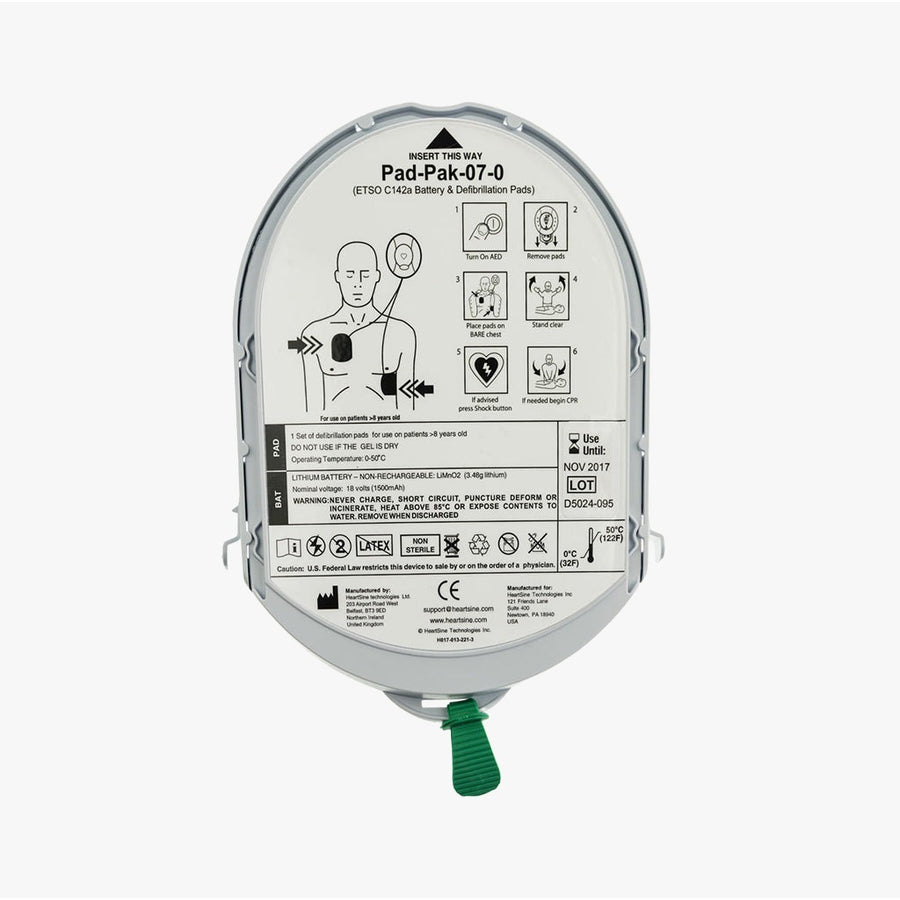 Samaritan PAD-PAK paket med batteri och elektroder