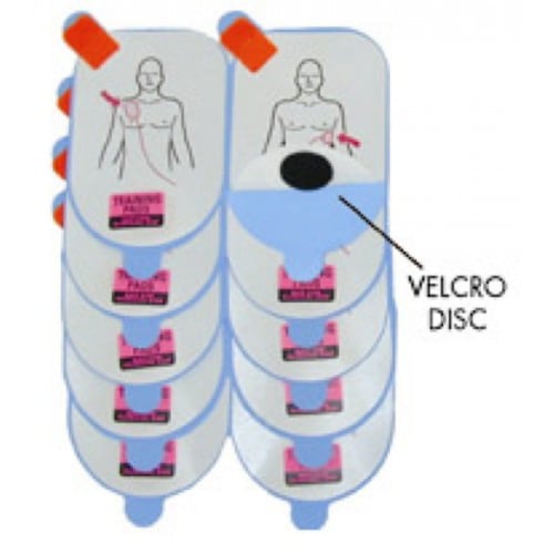 Defibtech ersättningsplattor till övningselektroder för vuxna