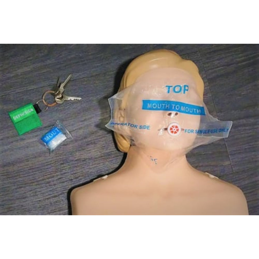 DefiSign Kiss of Life nyckelring med faceshield