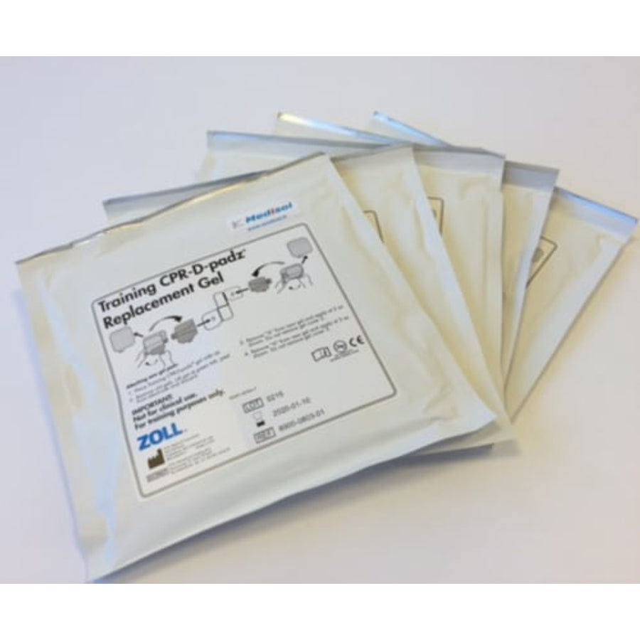 ZOLL övningselektroder ersättningsplattor (5-pack)