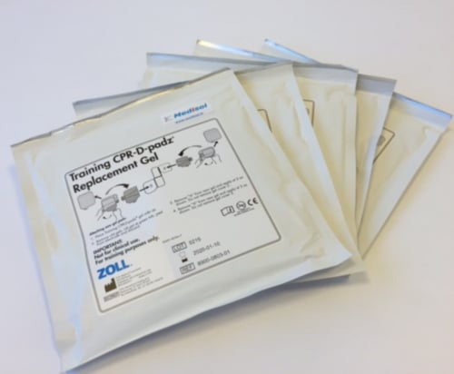 ZOLL övningselektroder ersättningsplattor (5-pack)