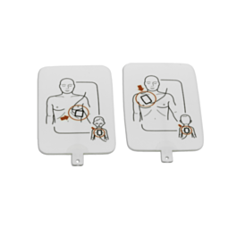 Prestan ersättningsplattor för övningshjärtstartare