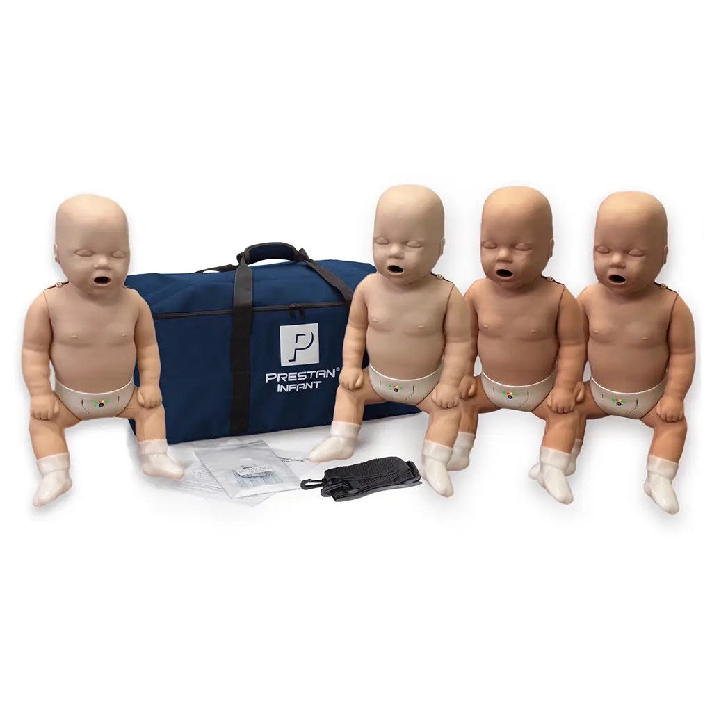 Prestan Baby HLR-dockor 4 stycken (ljus hud)