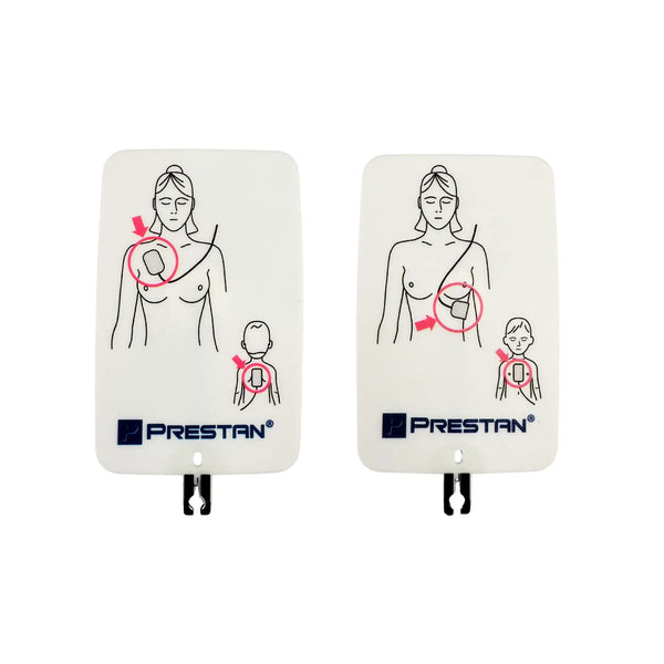 Prestan ersättningsplattor för övningshjärtstartare
