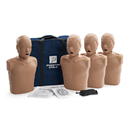 Prestan Professional Hud till Barn HLR-docka mörk (4 Pack)