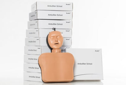Ambu Man School Ansikten (10-pack)