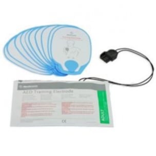Physio-Control LifePak 500/1000 - övningselektroder 5-pack + kabel
