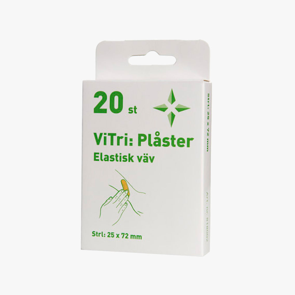 ViTri elastisk tekstilplaster 25 × 72 mm – 20 stk.