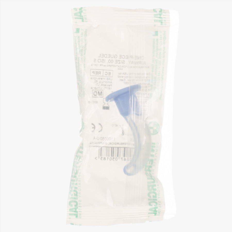 Guedel Pharyngeal Tube Size 00 ISO 5 Blue