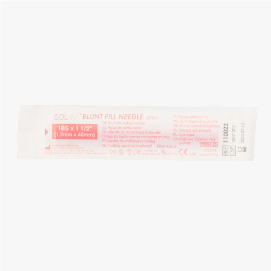 SOL-M Pull-up cannula 18G 1.2 x 40 mm