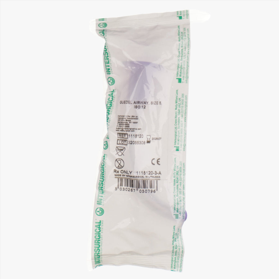 Guedel Svalgtub Storlek 5 ISO 12 Lila
