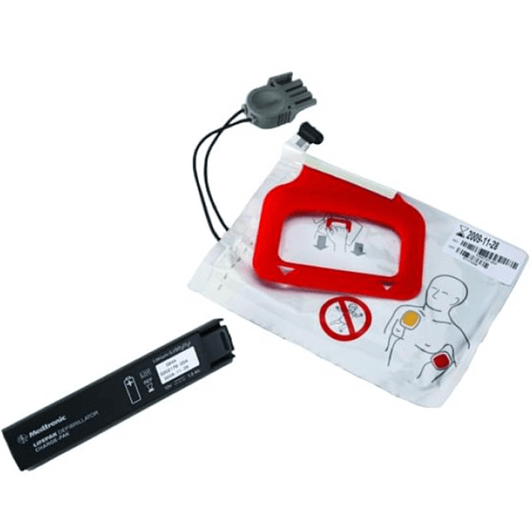 Lifepak CR Plus Chargepak batteri och 1 par elektroder