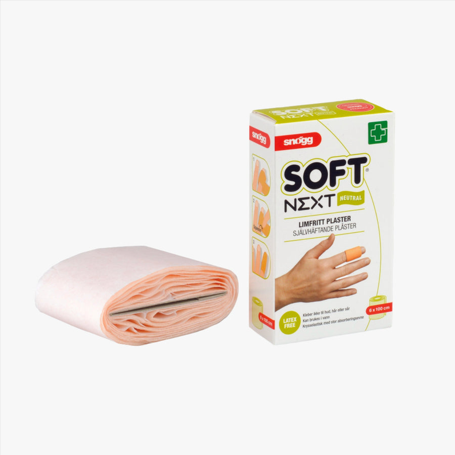 Fingerförband Snögg Soft Next — Självhäftande & absorberande skumförband — 6 x 100 cm