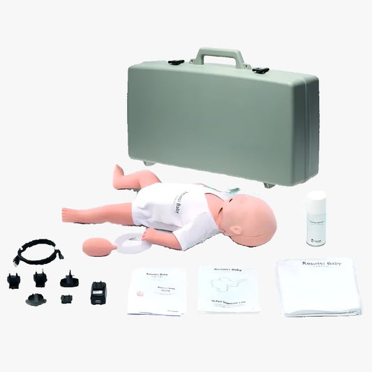 Resusci Baby QCPR — med luftvägshuvud och väska