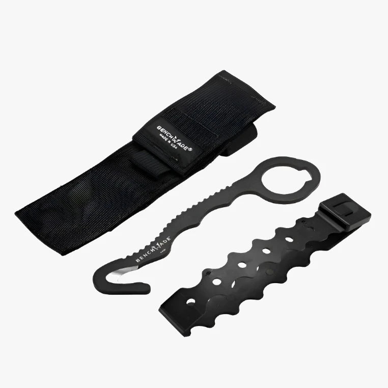 Benchmade Rescue Hook 8 BLKW – Rettungsmesser / Gurtschneider, schwarz