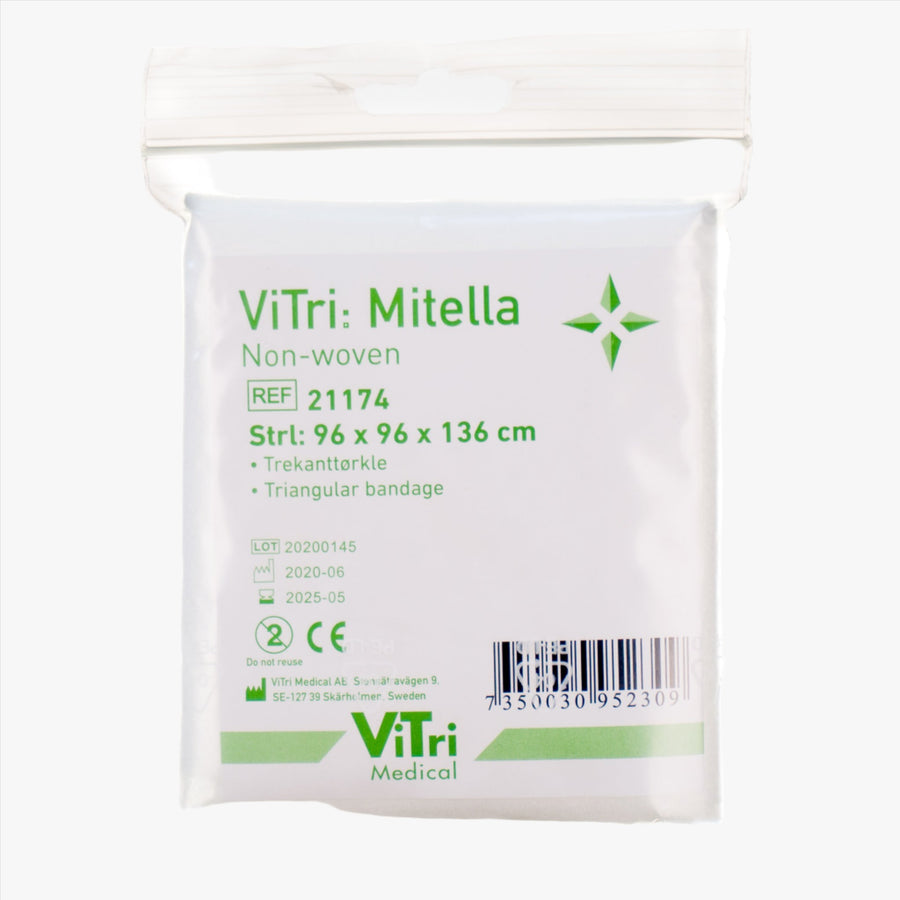 ViTri trekanttørklæde i nonwoven 136 × 96 × 96 cm