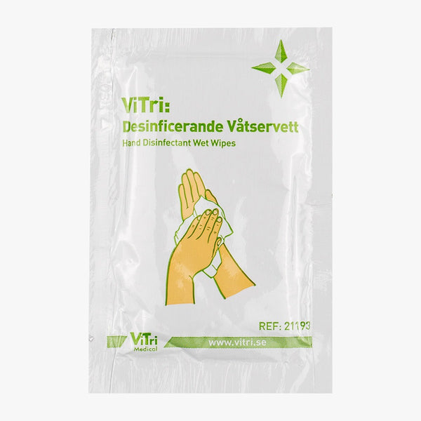 ViTri desinficerande våtservett 13 × 20 cm – 10 st