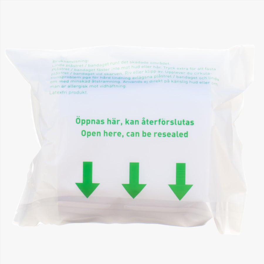 Skumförband Vitri Fixoförband — självhäftande & absorberande — 10 cm x 1 m