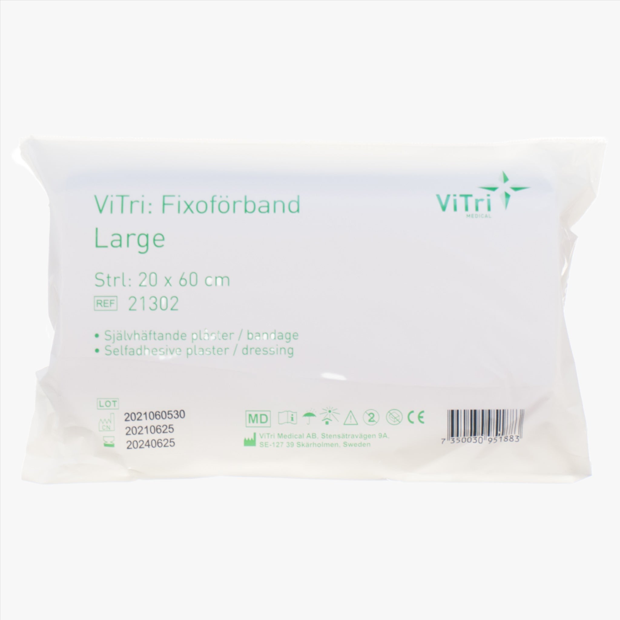 Skumförband Vitri Fixoförband — | Hjärtgruppen