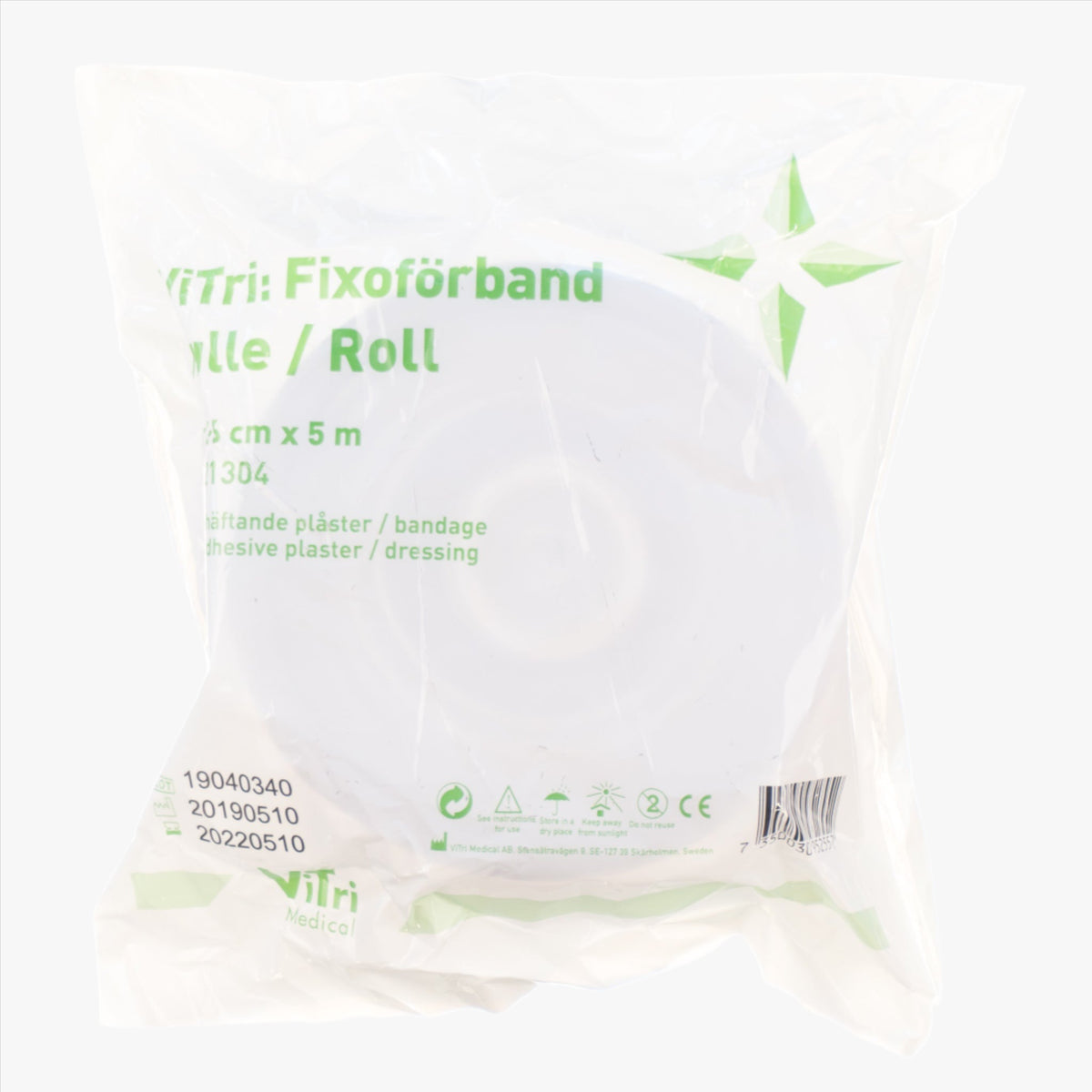 ViTri FixoFörband skumförband 6 cm × 5 m × 2 mm
