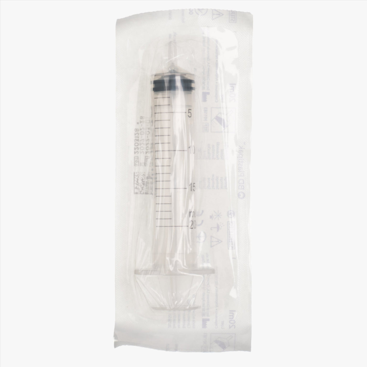 Syringe BD Plastipak Luer 20 ml Graduation 1 ml Eccentric