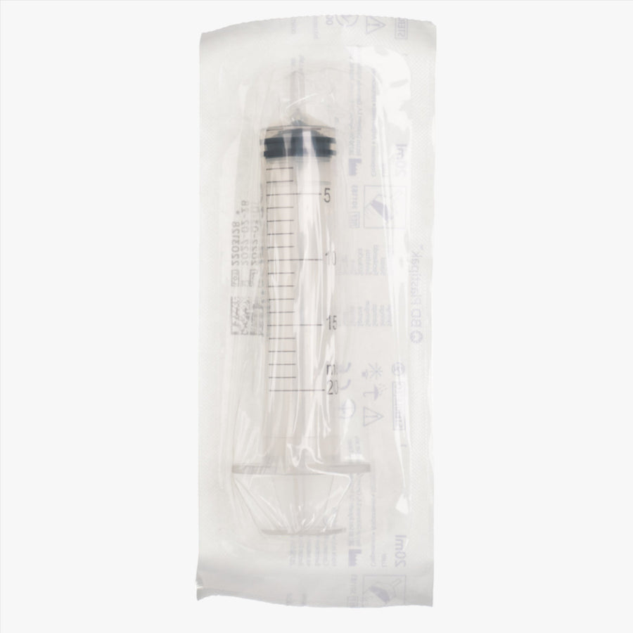 Syringe BD Plastipak Luer 20 ml Graduation 1 ml Eccentric