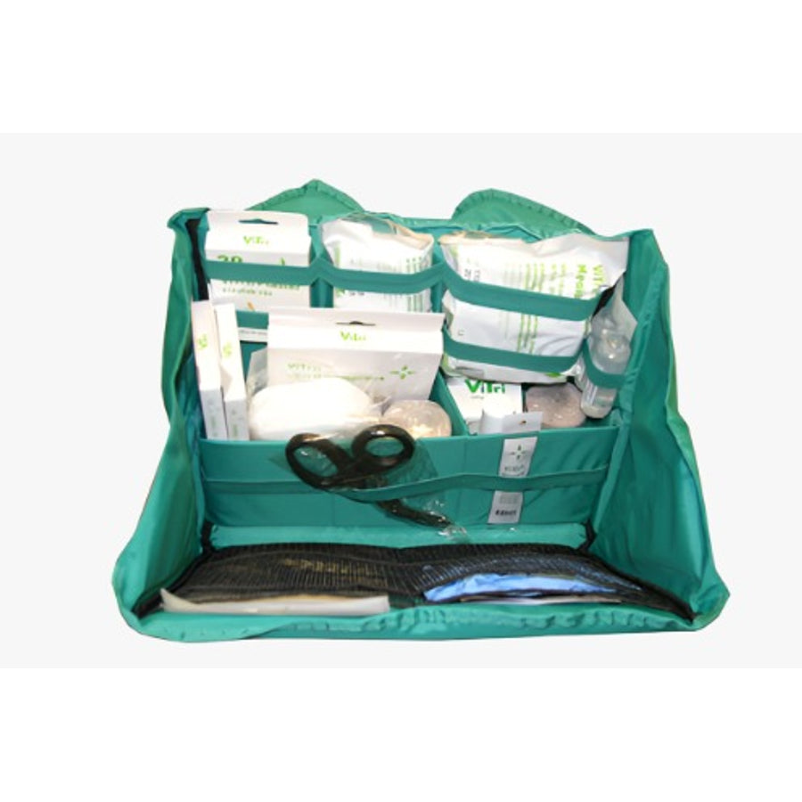 Vitri Model 3 first aid bag with carrying handle and shoulder strap